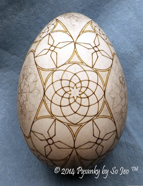 WIP Ukrainian Easter Egg Batik Art Pysanky By So Jeo